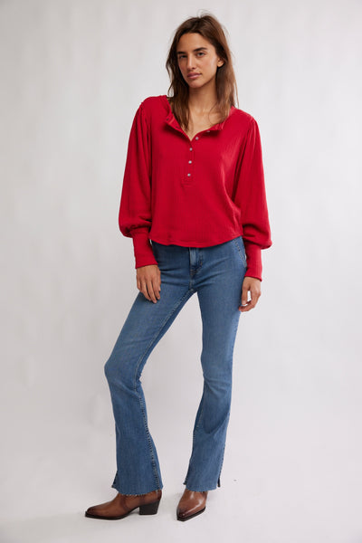 We The Free Quinn Knit Thermal in SALSA