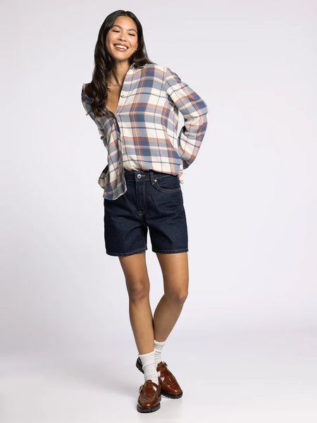 DAPHNE SHIRT in VINTAGE INDIGO PLAID