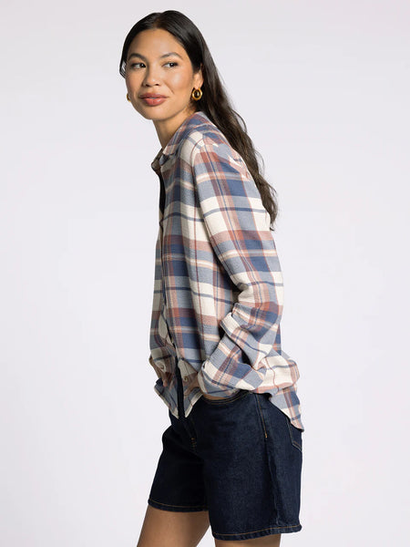 DAPHNE SHIRT in VINTAGE INDIGO PLAID