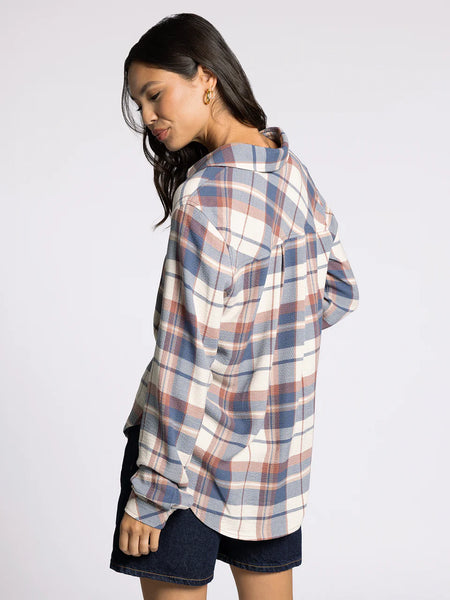 DAPHNE SHIRT in VINTAGE INDIGO PLAID
