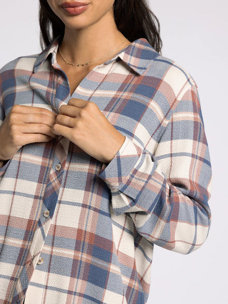 DAPHNE SHIRT in VINTAGE INDIGO PLAID