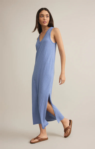 COASTLINE MIDI DRESS ~~ SKY BLUE