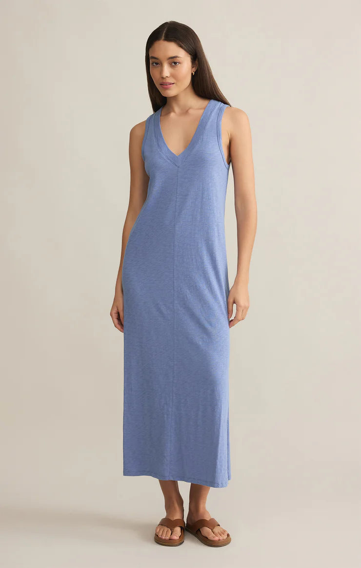 COASTLINE MIDI DRESS ~~ SKY BLUE