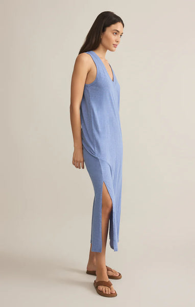 COASTLINE MIDI DRESS ~~ SKY BLUE