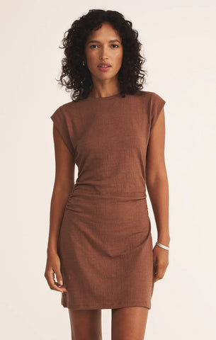 CAMINO TEXTURED MINI DRESS