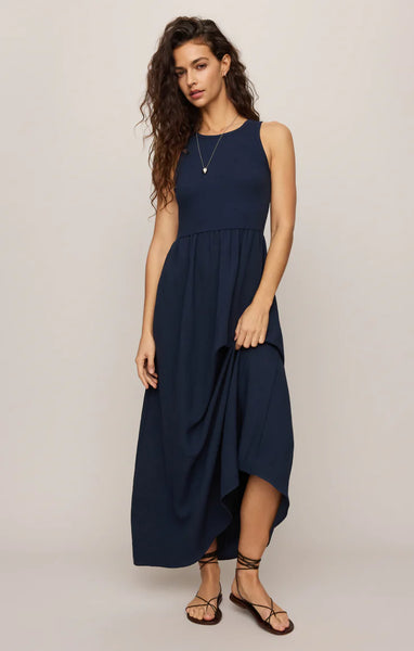 CHARLOTTE RIB MIDI DRESS