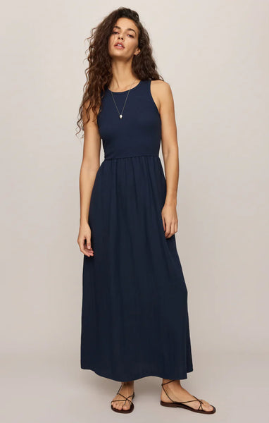 CHARLOTTE RIB MIDI DRESS