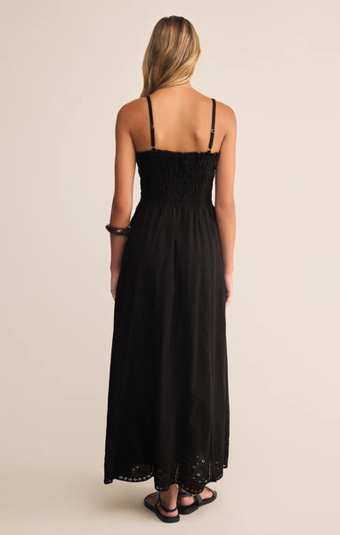 DANI EMBROIDERED MIDI DRESS