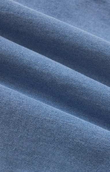 KALANI JERSEY DENIM MINI DRESS