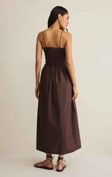 CORNELIA POPLIN MAXI DRESS
