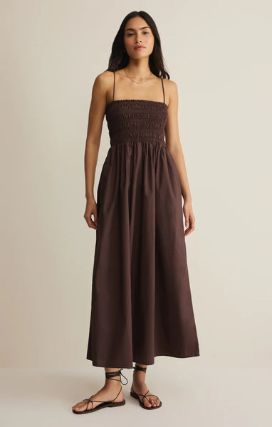 CORNELIA POPLIN MAXI DRESS
