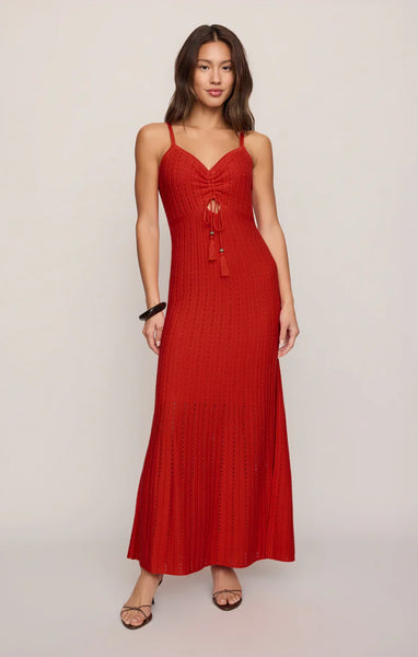 SUNDA CROCHET MAXI DRESS~SIZE S & L