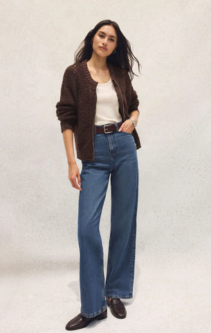 SUNDANCE ZIP-UP SWEATER JACKET