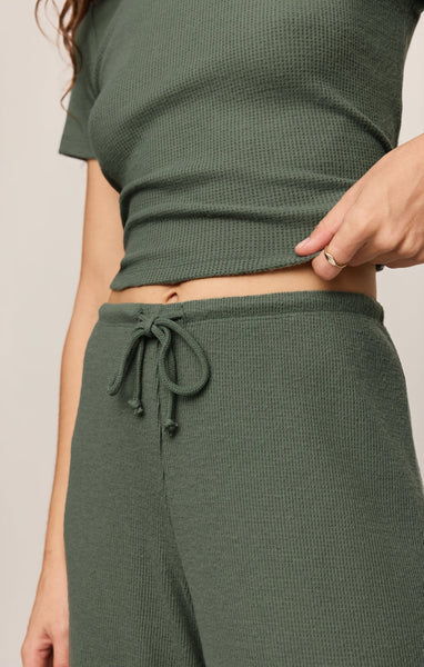 WAFFLE BRUSHED THERMAL PANT