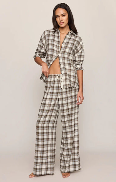 BETTER OFF PLAID FLANNEL PANT