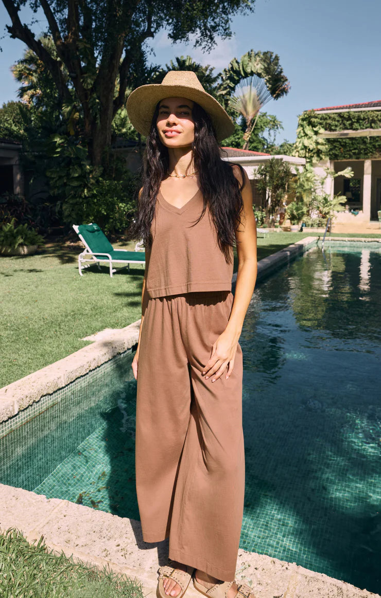 SCOUT JERSEY PANT in Teakwood