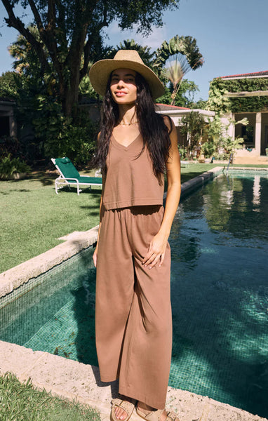 SCOUT JERSEY PANT in Teakwood