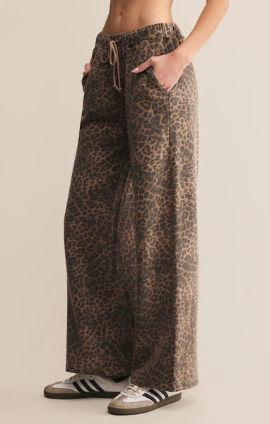 HUNTER KNIT LEOPARD PANT
