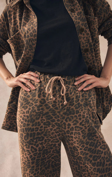 HUNTER KNIT LEOPARD PANT