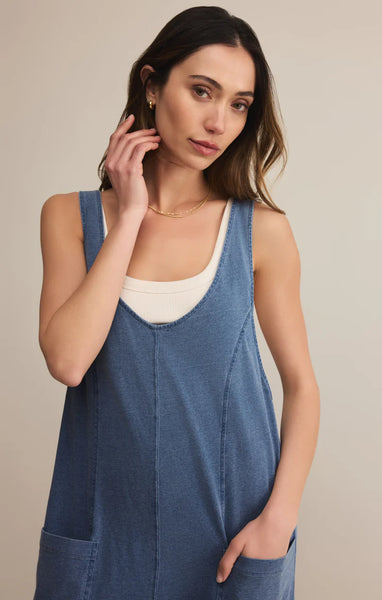 EVERYDAY JERSEY DENIM JUMPSUIT