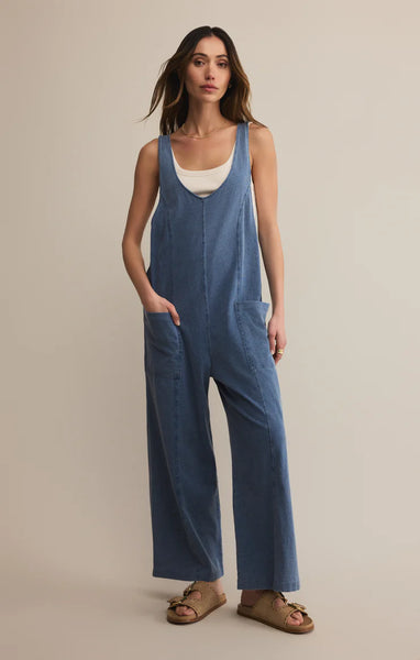 EVERYDAY JERSEY DENIM JUMPSUIT