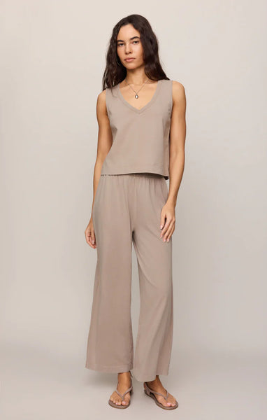 SCOUT JERSEY PANT IN STONE GRAY