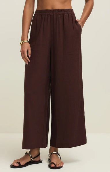SCOUT LINEN PANT~~CHOCOLATE CHERRY