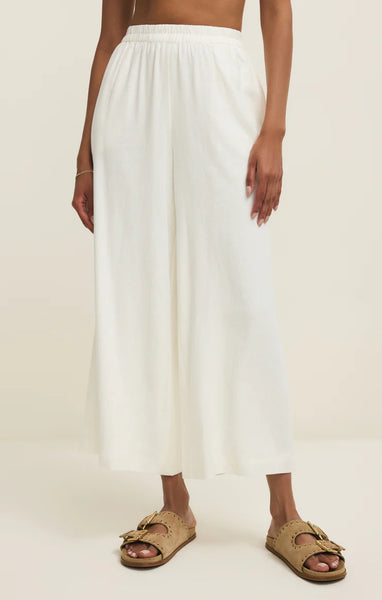 SCOUT LINEN PANT~~ WHITE~~SIZE XS LEFT~~FINAL SALE