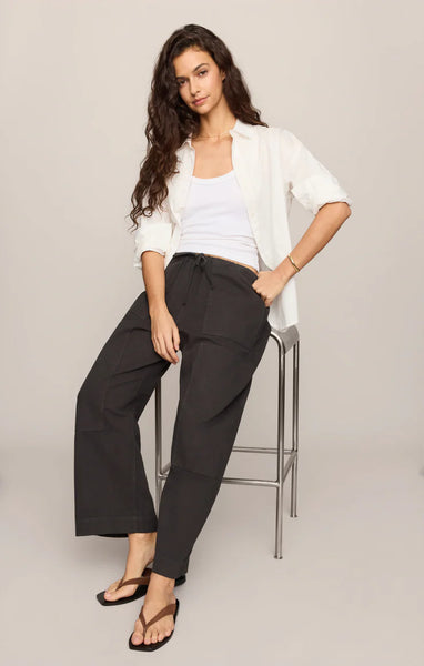 KIT TWILL CARPENTER PANT in ASH BLACK