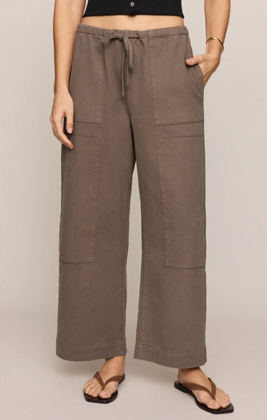 KIT TWILL CARPENTER PANT in PEBBLE COAST