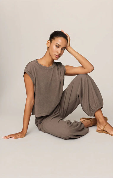 DEENA BALLOON KNIT JOGGER~~PEBBLE COAST~~BEST SELLER!