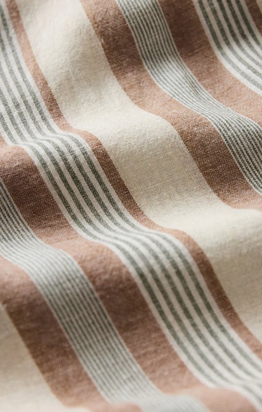 THE PERFECT STRIPED LINEN BUTTON UP