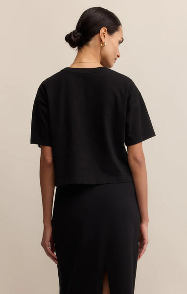 ON THE GO COTTON JERSEY TEE