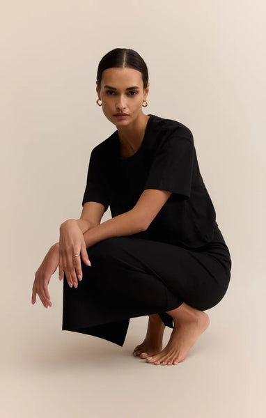 ON THE GO COTTON JERSEY TEE