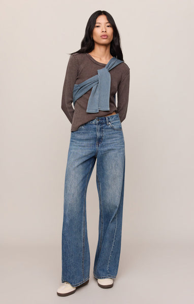 ARLET MINI THERMAL TOP~~DARK CHOCOLATE