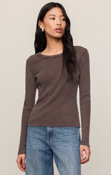 ARLET MINI THERMAL TOP~~DARK CHOCOLATE