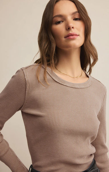 ARLET MINI THERMAL TOP in DESERT TAN