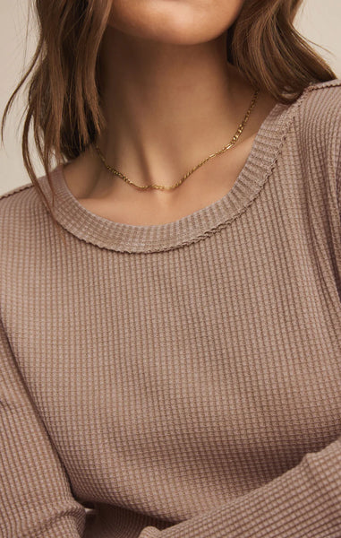 ARLET MINI THERMAL TOP in DESERT TAN