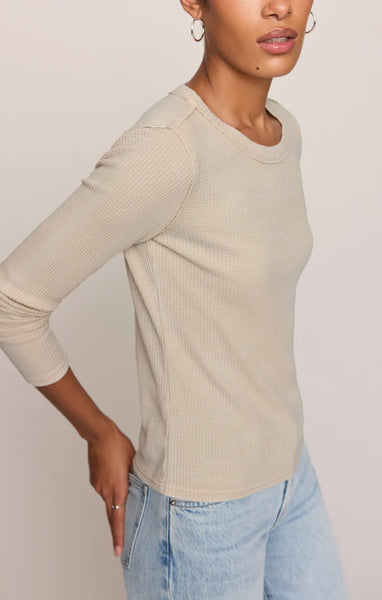 ARLET MINI THERMAL TOP~~SOFT ECRU