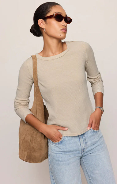 ARLET MINI THERMAL TOP~~SOFT ECRU