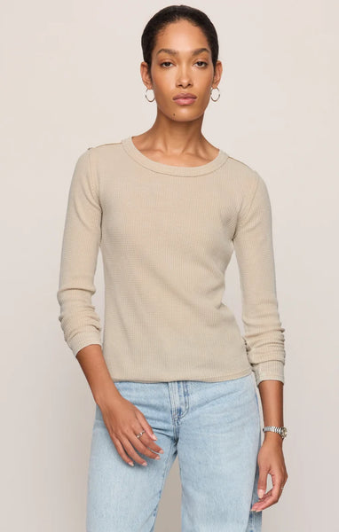 ARLET MINI THERMAL TOP~~SOFT ECRU