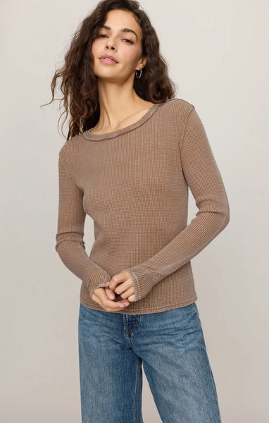ARLET MINI THERMAL TOP~~SADDLE SUEDE