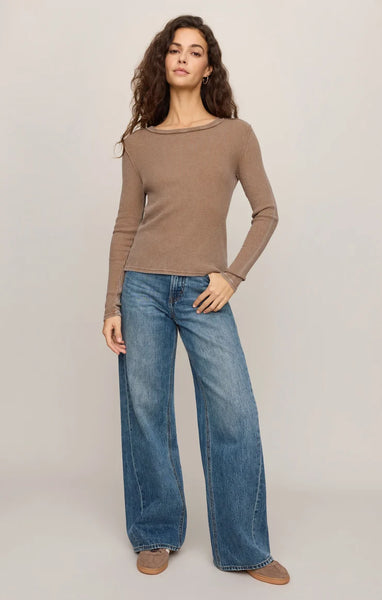 ARLET MINI THERMAL TOP~~SADDLE SUEDE