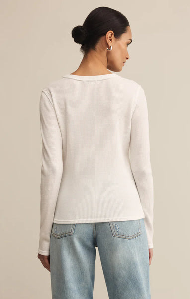 ARLET MINI THERMAL TOP in WHITE