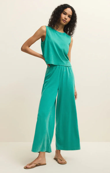 SLOANE COTTON JERSEY TANK in LA PALMA