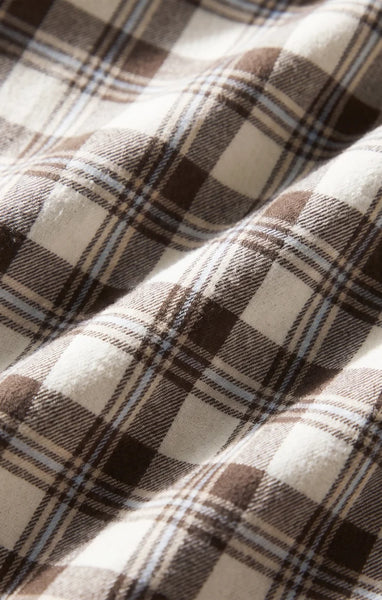 RIVER PLAID BUTTON UP