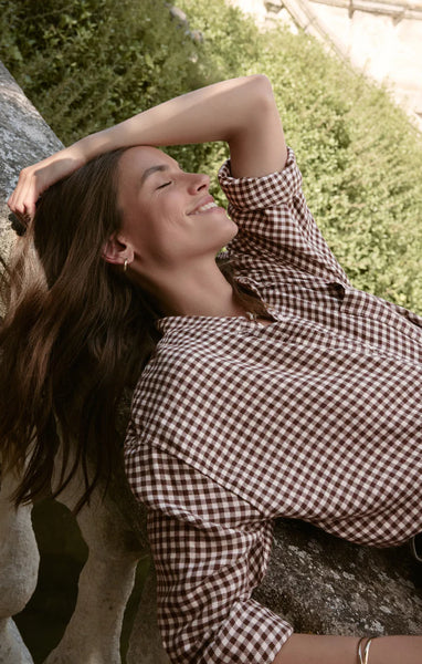 RIVER PLAID BUTTON UP