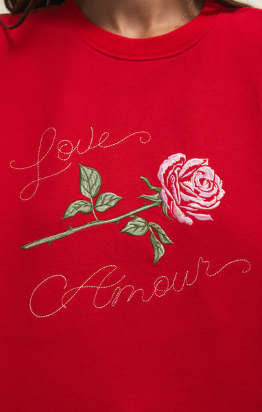 FIRST DATE FLEECE SWEATSHIRT