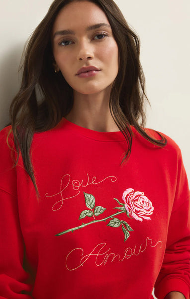 FIRST DATE FLEECE SWEATSHIRT