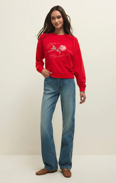 FIRST DATE FLEECE SWEATSHIRT